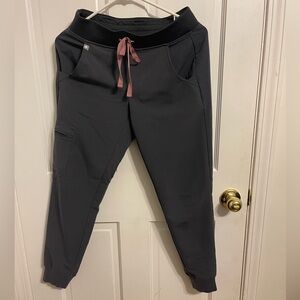 FIGS XXS PETITE GRAY SCRUB JOGGERS